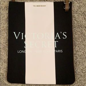 Victoria Secret blush and black Shoulder bag